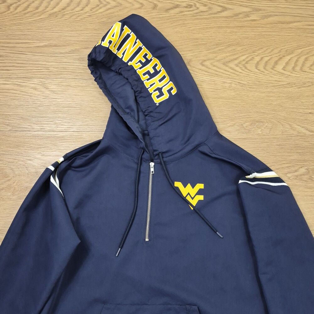 Pink Victoria Secrets West Virginia Mountaineers Hoodie Large Jacket Big Logo